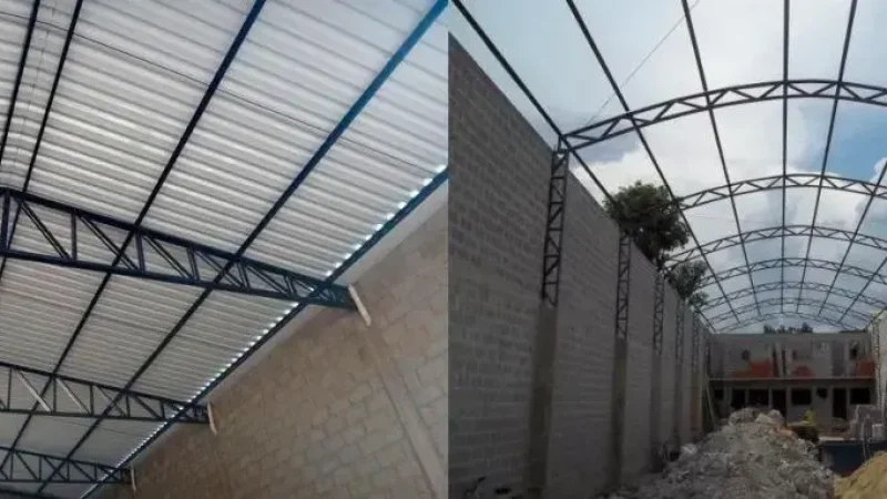 Preço de cobertura metálica
